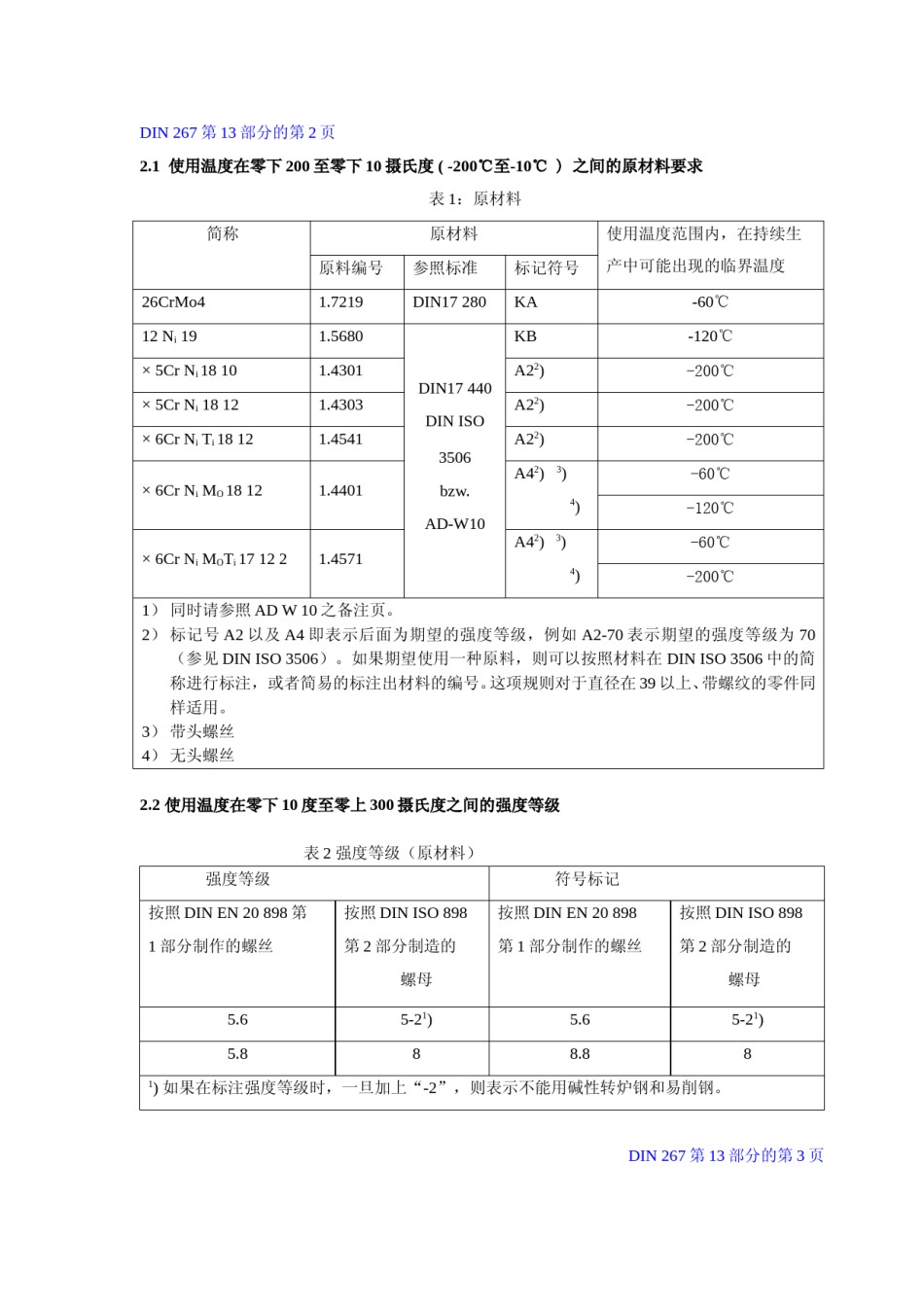 DIN-267-13紧固件交货技术条件-温度在-200℃至+700℃之间用具有特殊机械性能的螺纹连接件.doc_考拉文库